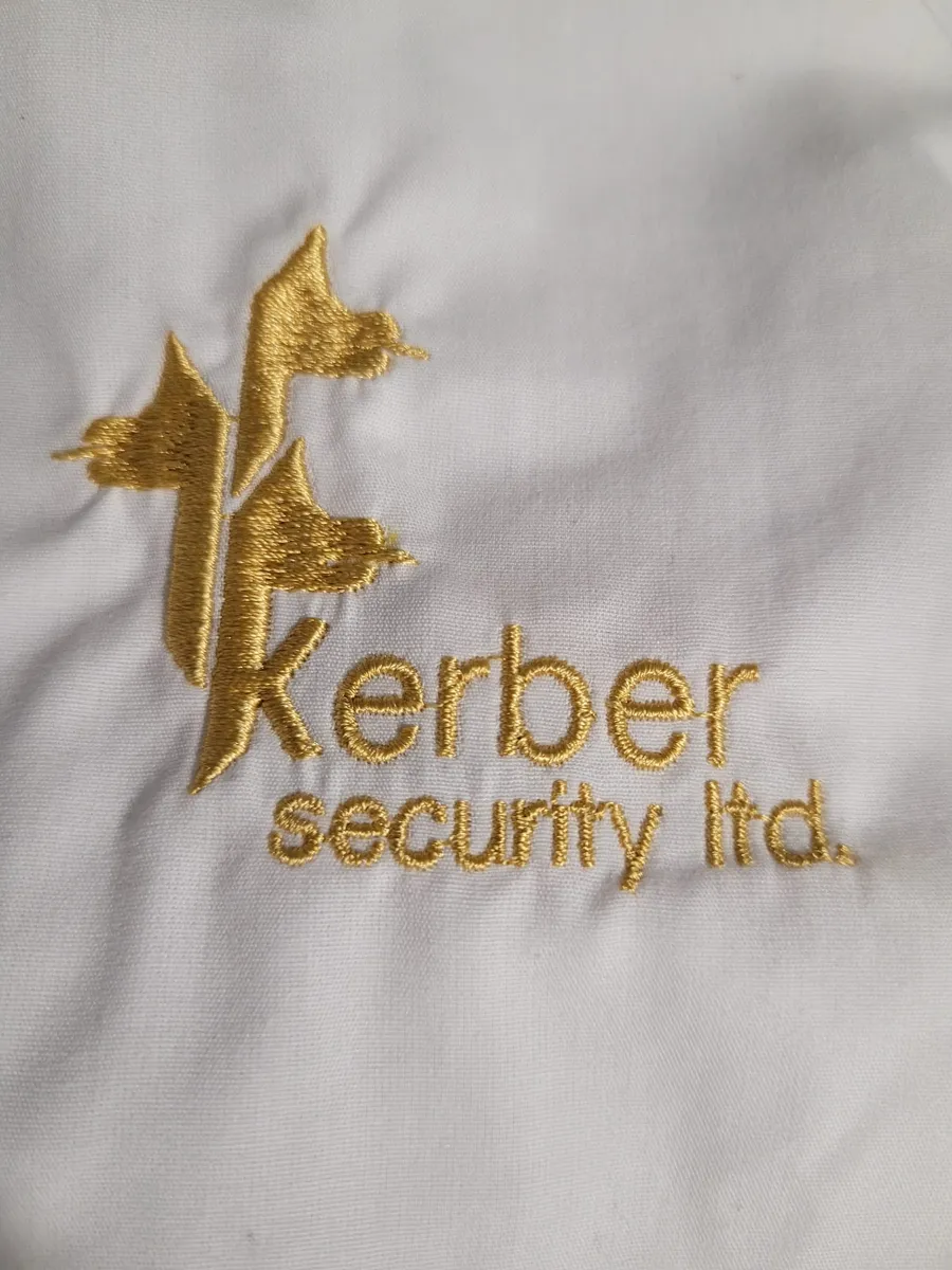 Embroidered logo for Kerber Security